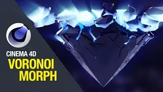 Cinema 4D Objects Morph with Voronoi Fracture and Effectors Tutorials