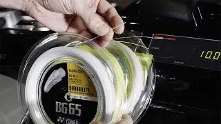 Badminton special: string gauge and clamp adjustment