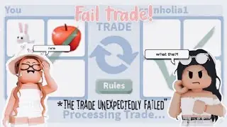 How to FAIL TRADR without getting scam! (Roblox Adopt me) || alouremae✧