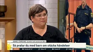 Så pratar du med barn om otäcka händelser: ”Ska vara ärlig och konk… | Nyhetsmorgon | TV4 & TV4 Play