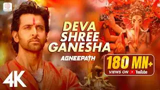 Deva Shree Ganesha- Official 4K Video | Agneepath | Priyanka Chopra | Hrithik Roshan | Ganpati Song