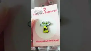 My first enamel pin! So excited to try out Shorts!