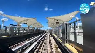 Timelapse: Ride aboard the Honolulu Skyline rail car from Aloha Stadium to East Kapolei