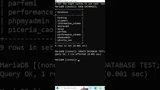 MYSQLI CREATE DATABASE