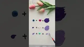 💙+💗 Color mixing #shorts