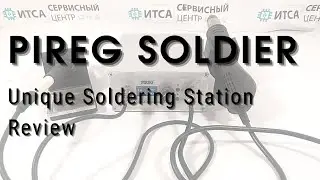 Review of soldering station T12 Pireg Soldier with built-in battery