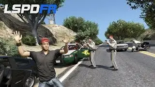 LSPDFR #28 Stolen Vehicle Pursuit and Shots Fired!!! (GTA 5 Police Mod Gameplay)
