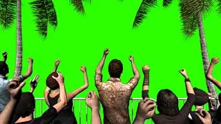 Crowd Cheering #3 / Green Screen - Chroma Key