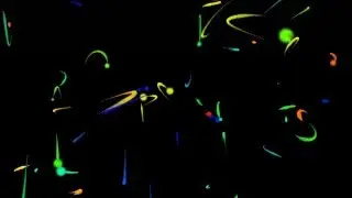 After Effects Very Colourful Organic Particles