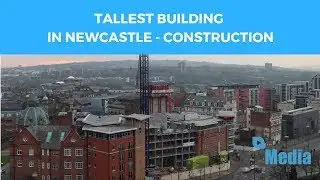 Hadrians Tower | Newcastle upon tyne | construction 4K Time lapse