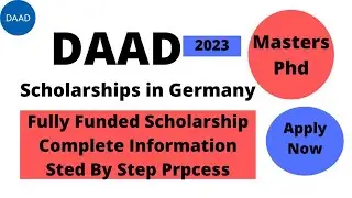 DAAD Scholarship Germany 2022-2023 | daad scholarship germany 2022