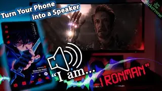 Turn Any Phone into a WIRELESS SPEAKER for you PC | No Speakers? No Problem 😎| - 2022 Android Guide