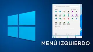 Cómo poner el Menú en la parte Izquierda en Windows