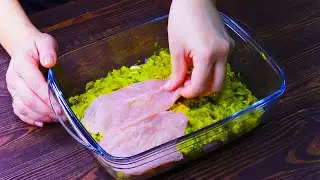 I just lay it out in layers and it turns out perfectly delicious! A quick DINNER or LUNCH.