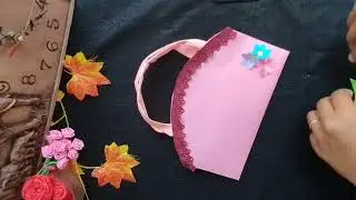 Easy paper handbag craft #easy #paper #crafts