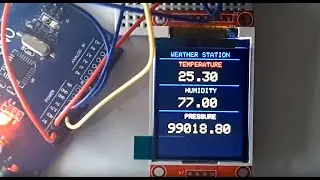 Arduino Weather Station Using BMP280-DHT11 - Temperature, Humidity and Pressure