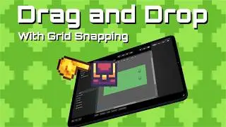 Grid-Snapped Drag & Drop Objects in Xogot - Godot on iPad