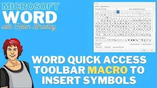 One Click Special Characters In Word - Simple Macro For Any Symbol