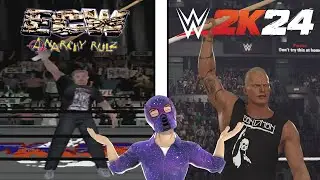 Evolution of The Sandman in Wrestling Games