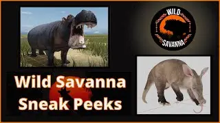 Roblox - Wild Savanna - Game News Update - Aardvark, Hippo, AI Bird !