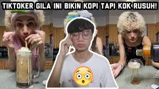 CRAZY TIKTOKER MAKING COFFEE BUT WHY IS THIS??!! GASRAK GUSRUK...
