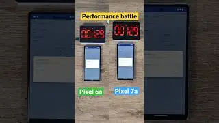 Google Pixel 6a vs 7a performance battle!
