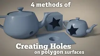 Creating holes on polygon surface in 3ds Max