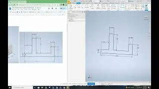 Autodesk Inventor Basic Sketch and Extrude Demonstration