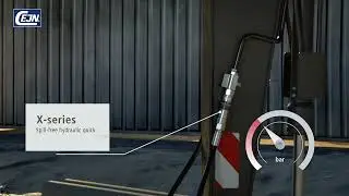 SerieX Enchufe Hidráulico Caraplana con eliminador de presión para Maquinaria de Construcción | CEJN
