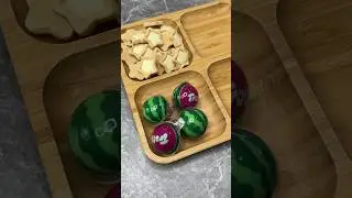 Filling platter with sweets 