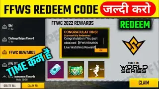 FREE FIRE REDEEM CODE TODAY,FFWS 2022 REDEEM CODE,3 MAY REDEEM CODE IN FREE FIRE