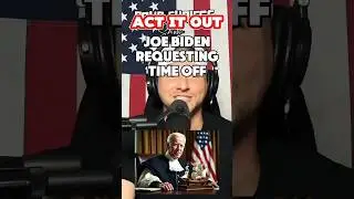 PRESIDENT BIDEN REQUESTS TIME OFF! #funny #america #comedyshorts #usa #president #joebiden