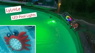 LyLmLe LED Pool Lights, cute design with many color choices! 