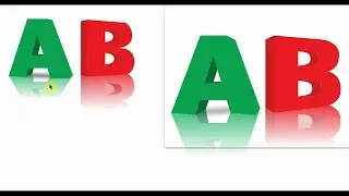 3D Alphabets Tutorial in Corel draw