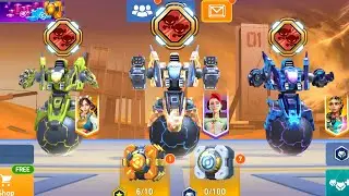 Nomad - Nade Launcher 12, Disc Launcher 12, Arc Torrent 12 - Mech Arena