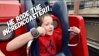 HE RODE THE INCREDICOASTER! | DISNEYLAND DAY 4🎢