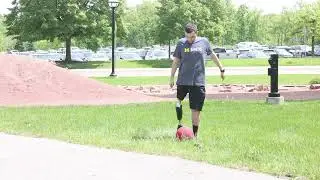 Kickball with user-synchronized control of the PowerKnee, a robotic prosthetic leg