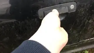 Old abandoned Audi left sitting for ages