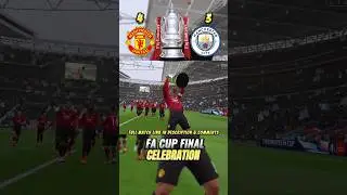 FA CUP final celebration Full match link in description #shorts  #gaming  #facup  #facupfinal