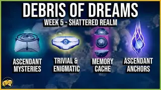 Shattered Realm: Debris of Dreams - Ascendant, Trivial, Enigmatic Mysteries, Data Caches - Destiny 2