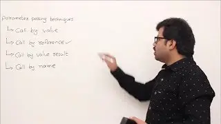 parameter passing techniques call by reference and call by value result