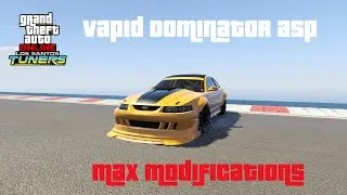 Vapid Dominator ASP Max Modified and Test Drive | GTA Online Los Santos Tuners