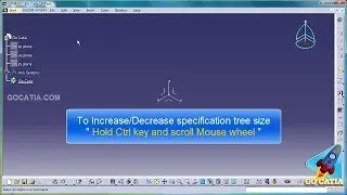 CATIA PART DESIGN - Specification Tree