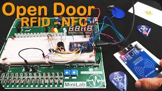 RFID NFC 💢 door opener 🔑 Arduino 🔐 RC522