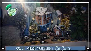 Occult Village | Sims 4 Speed Build w/ Voiceover
