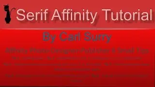Affinity Photo Designer Publisher Small Tips