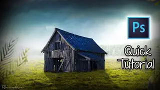 Moody House || Photoshop Quick Tutorial