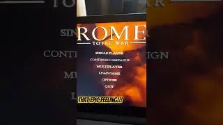 Rome Total War title screen FTW
