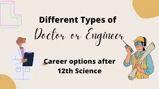Career  after 12th Science | PCM | PCB | Doctor or Engineer | Science Students | Career after 12th