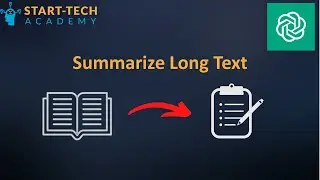 Text Summarization using ChatGPT | Start-Tech Academy #chatgpt #ai